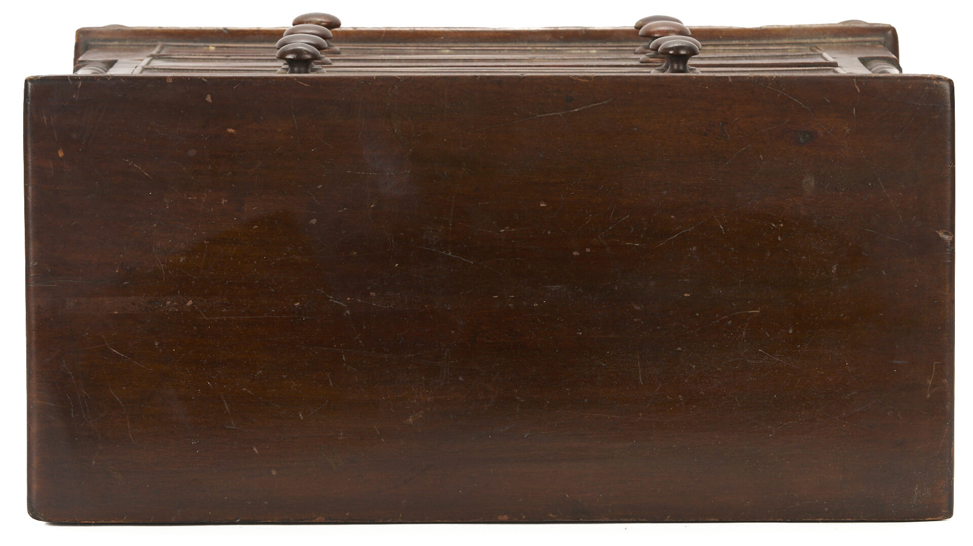 Lot 858: English Miniature Classical Chest of Drawers