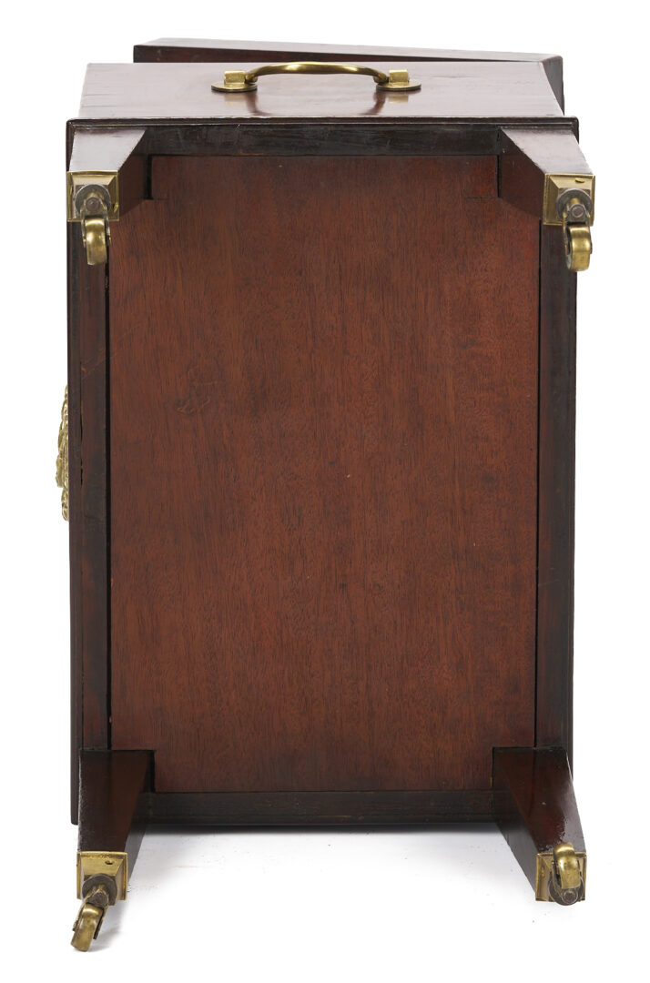 Lot 859: Miniature English Hepplewhite Style Collector’s Chest