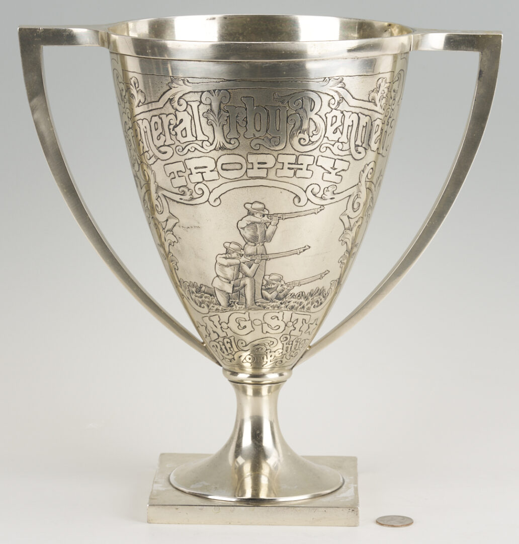Lot 85: Sterling Silver TN Shooting Trophy, The Irby Bennett Cup
