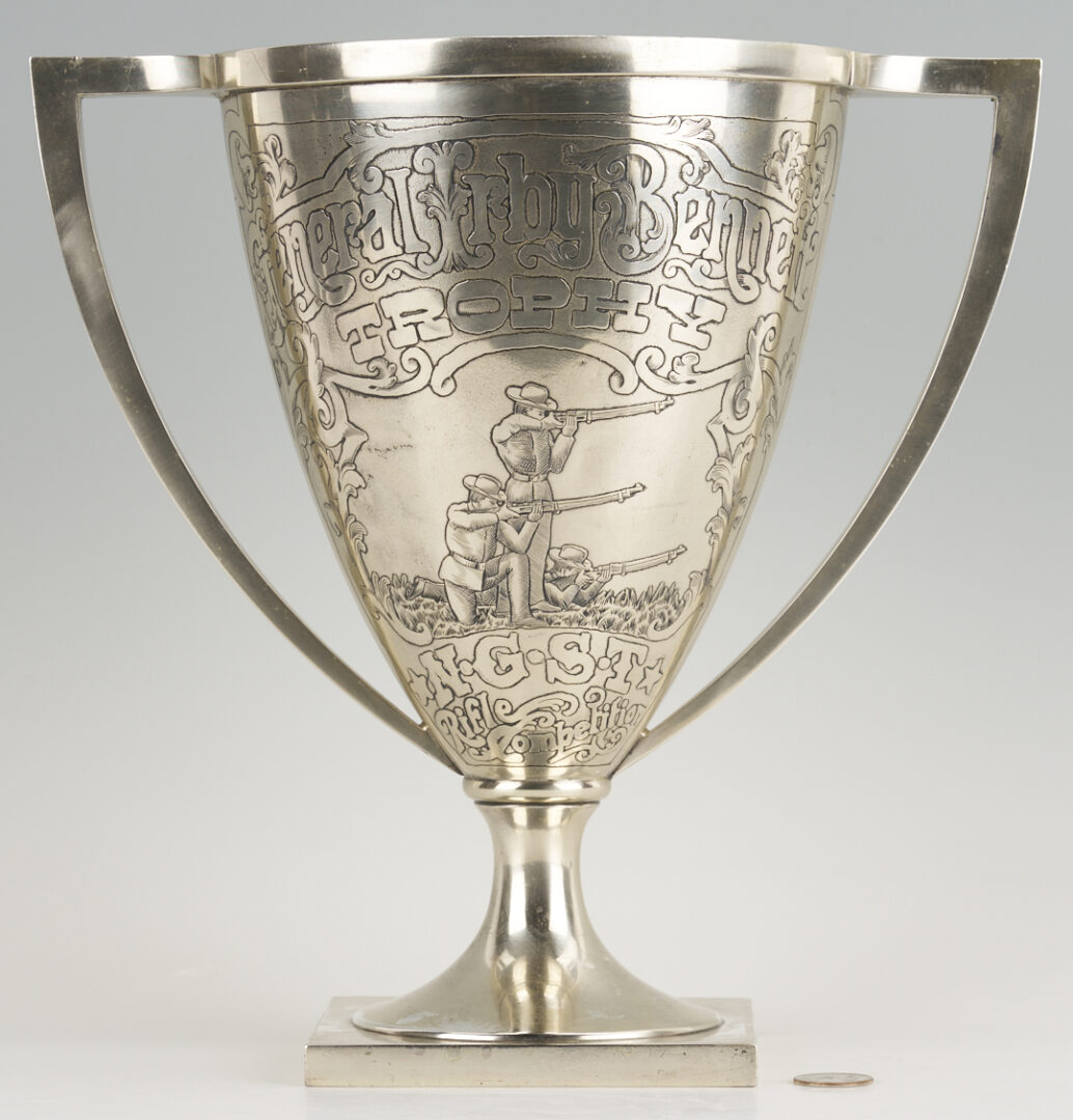 Lot 85: Sterling Silver TN Shooting Trophy, The Irby Bennett Cup