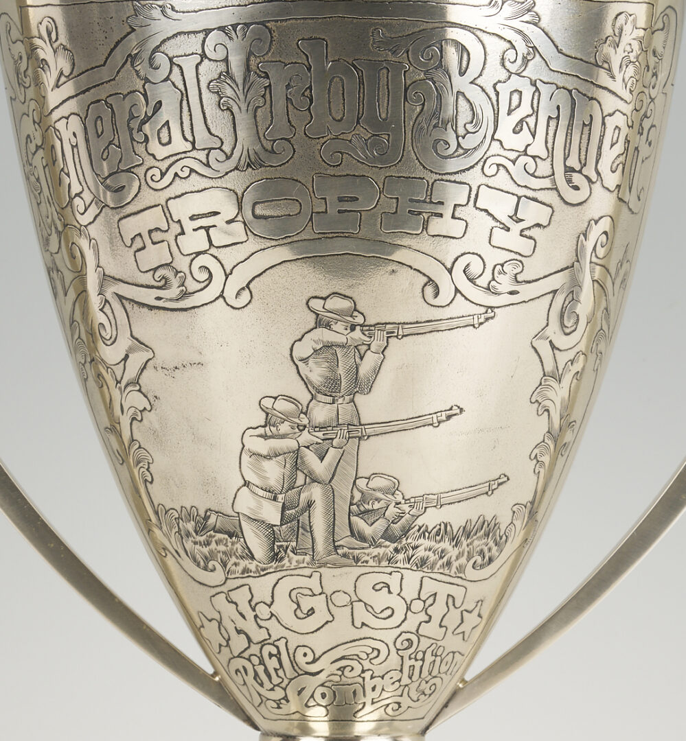 Lot 85: Sterling Silver TN Shooting Trophy, The Irby Bennett Cup