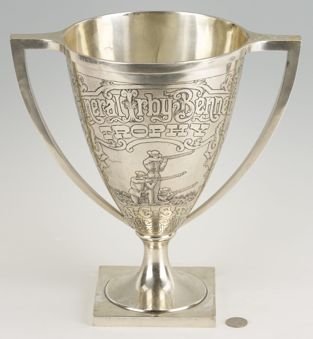 Lot 85: Sterling Silver TN Shooting Trophy, The Irby Bennett Cup