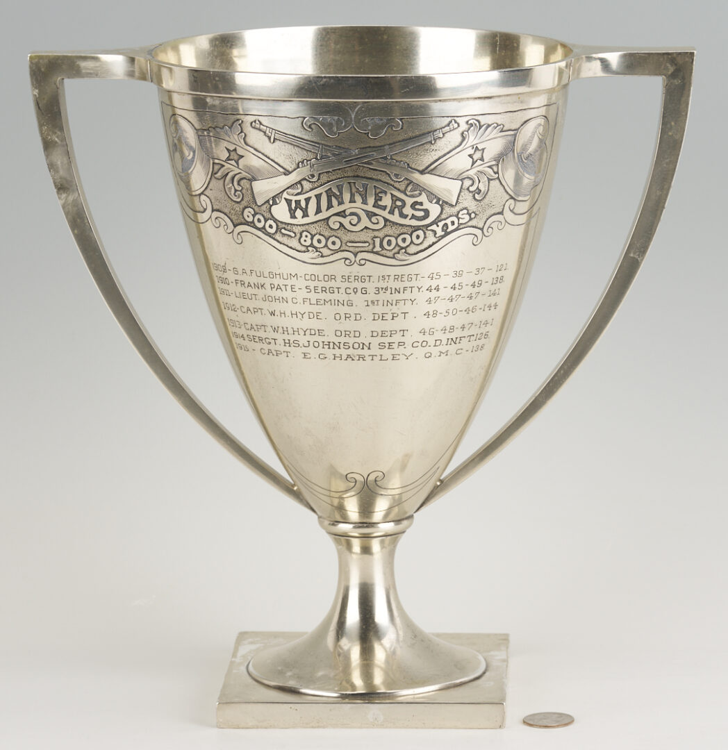 Lot 85: Sterling Silver TN Shooting Trophy, The Irby Bennett Cup