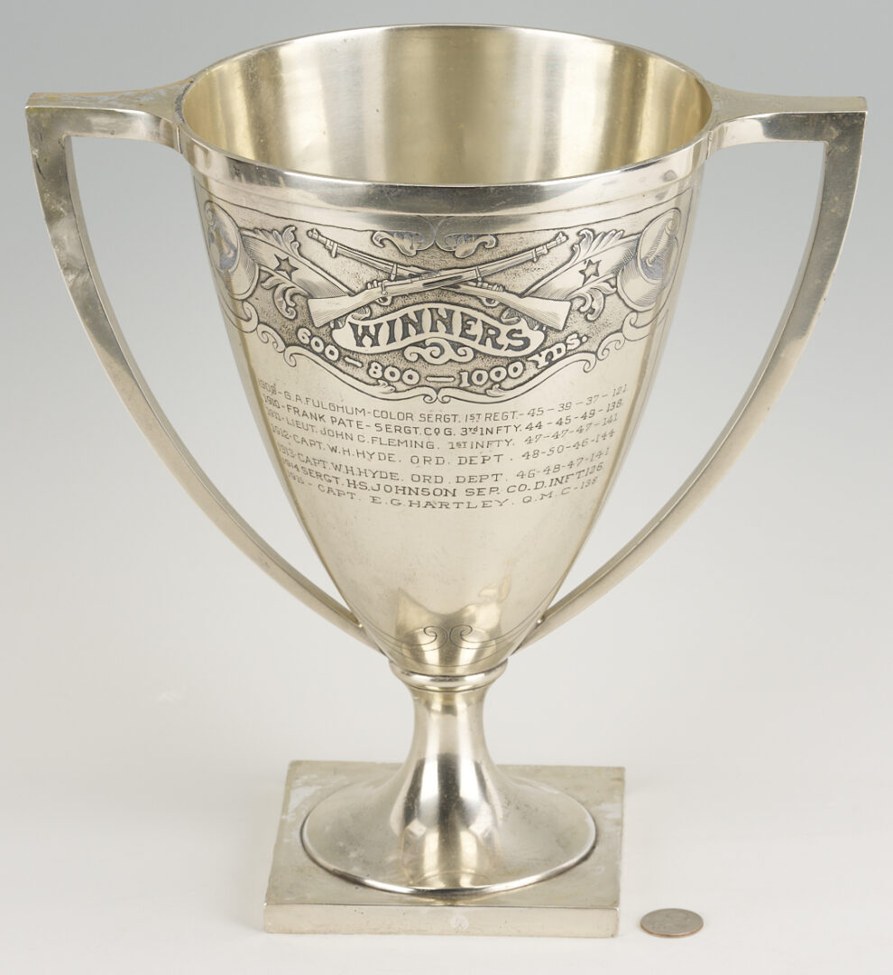 Lot 85: Sterling Silver TN Shooting Trophy, The Irby Bennett Cup