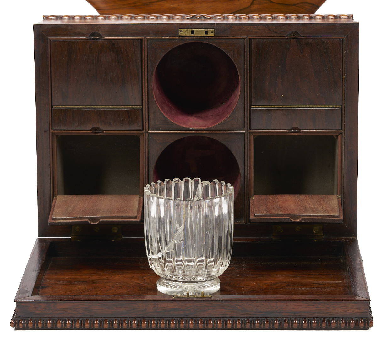 Lot 862: Regency Rosewood Teapoy