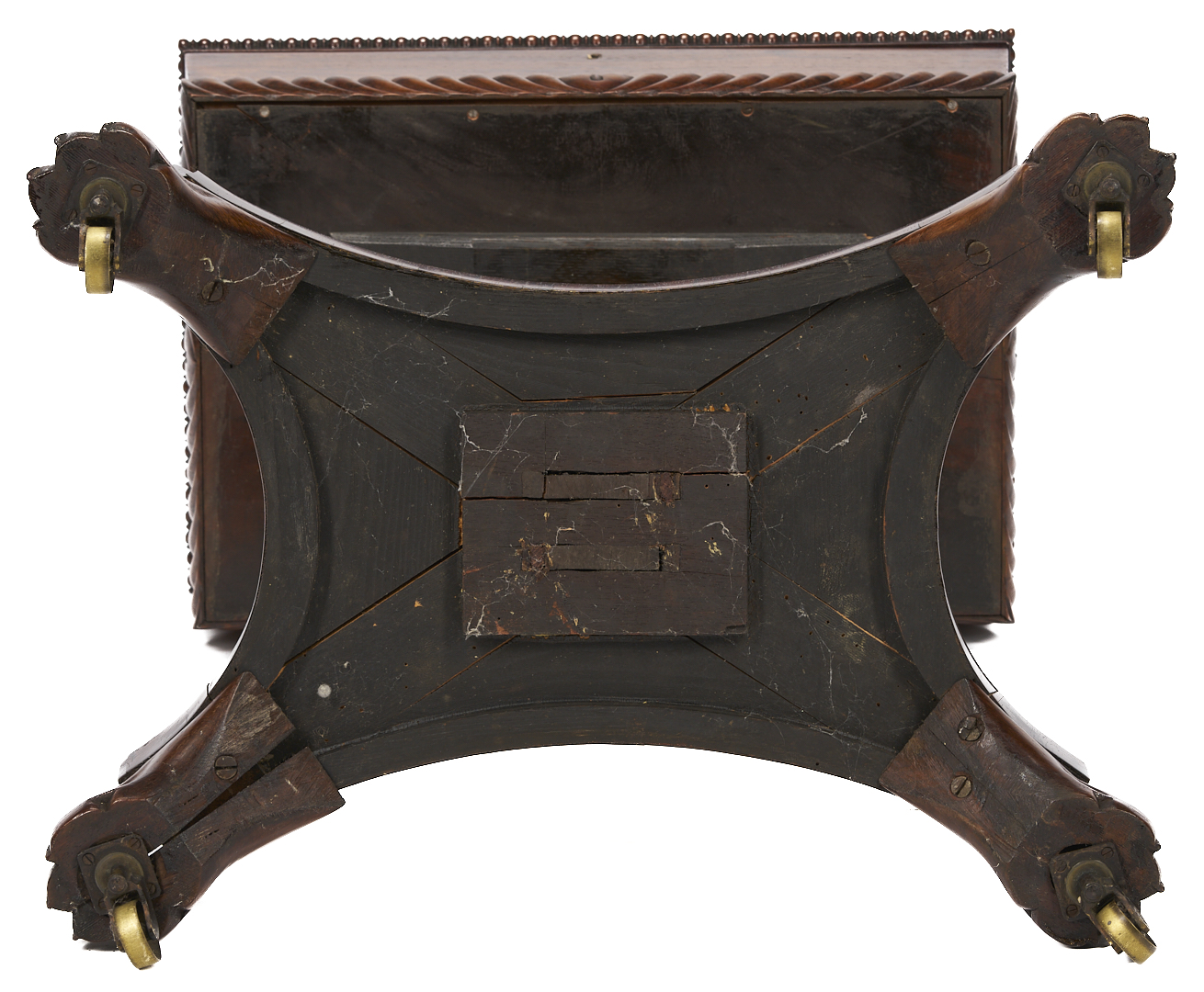 Lot 862: Regency Rosewood Teapoy