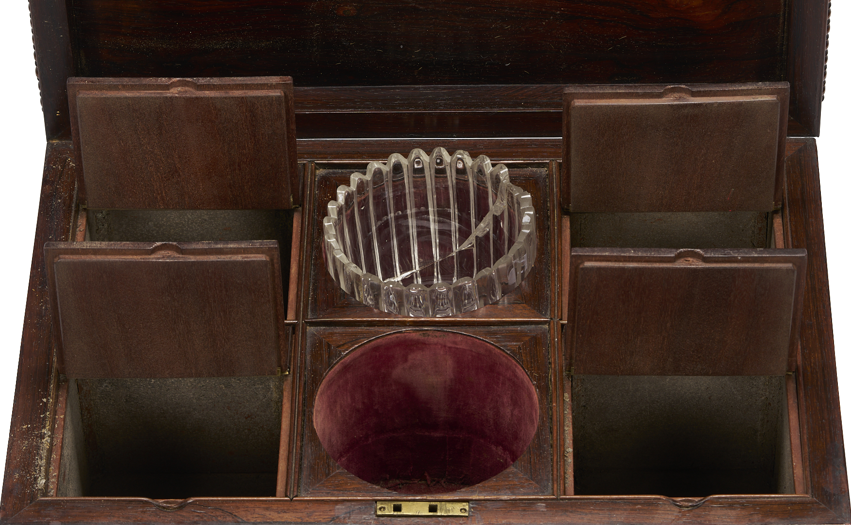 Lot 862: Regency Rosewood Teapoy