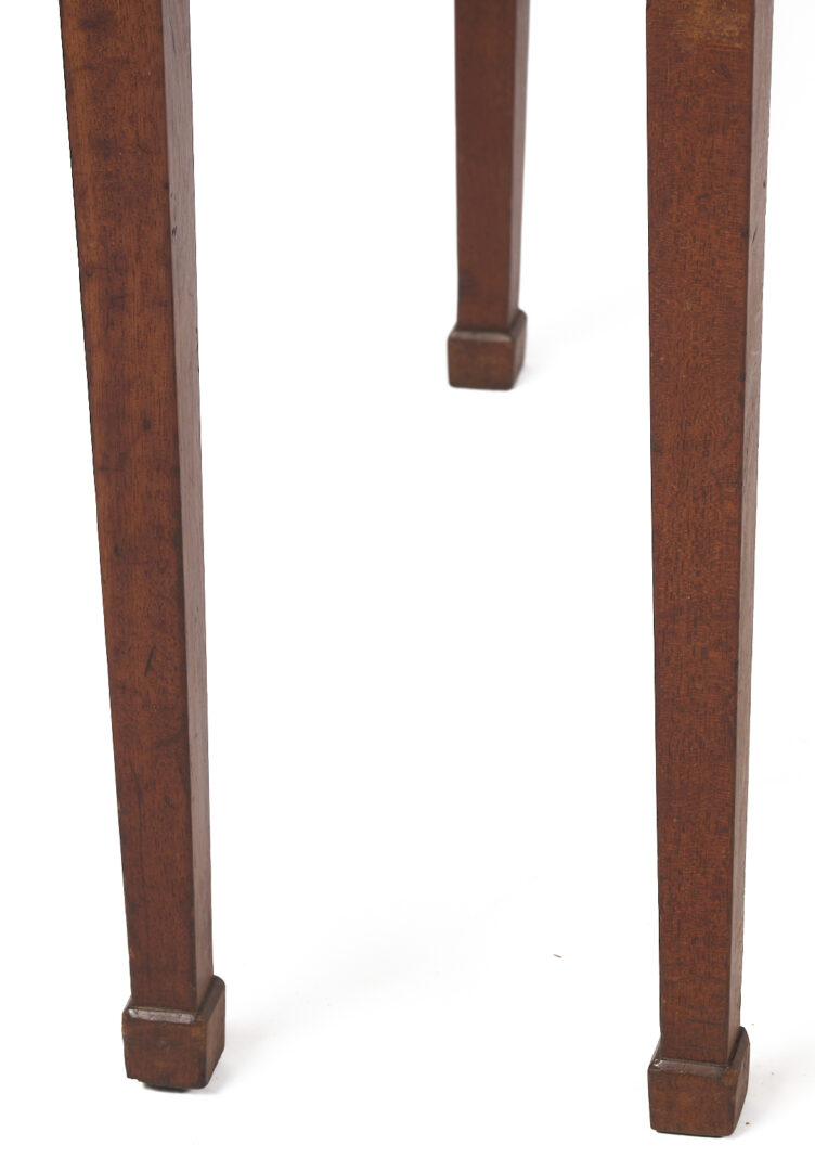 Lot 863: English Inlaid Sideboard with Tambour Doors