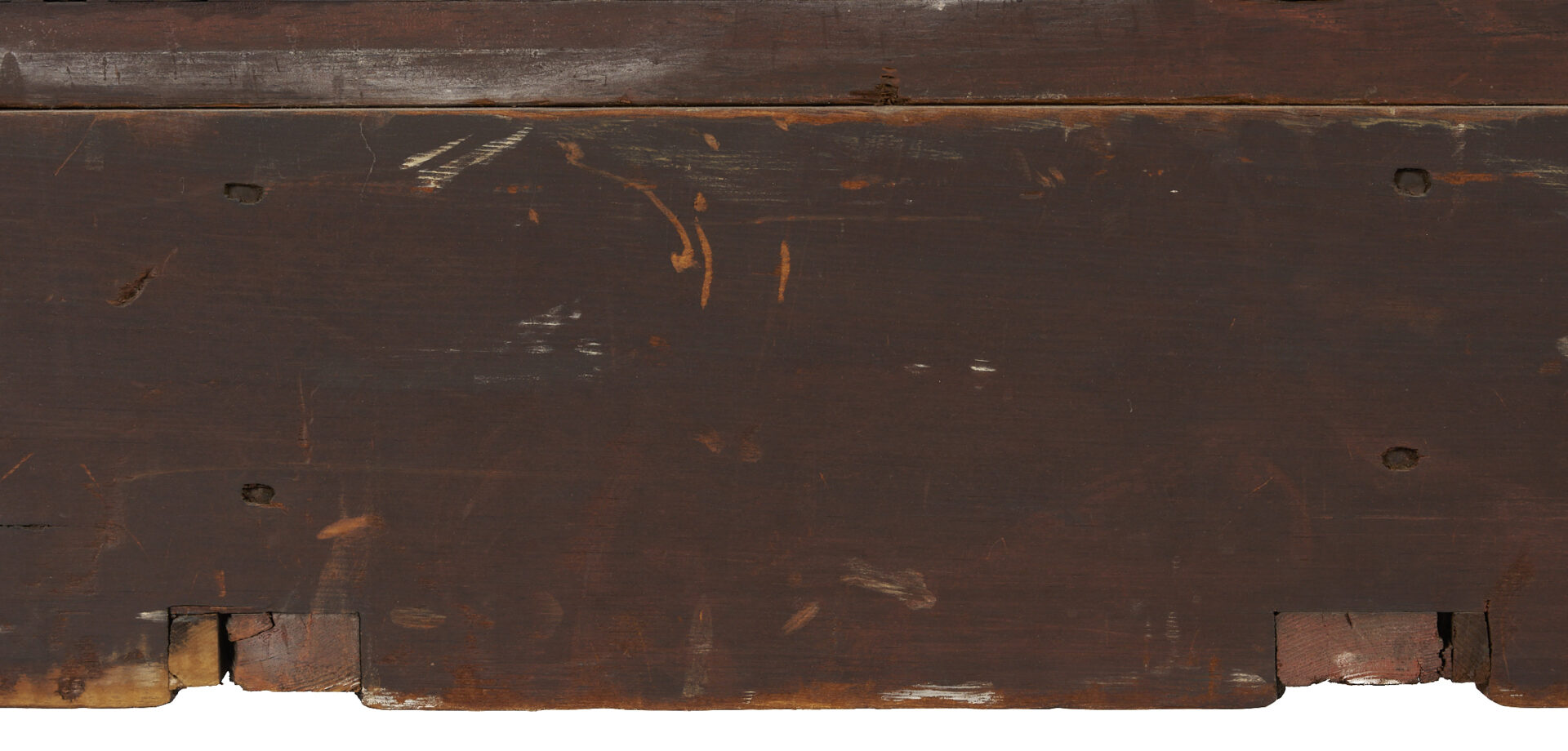 Lot 863: English Inlaid Sideboard with Tambour Doors