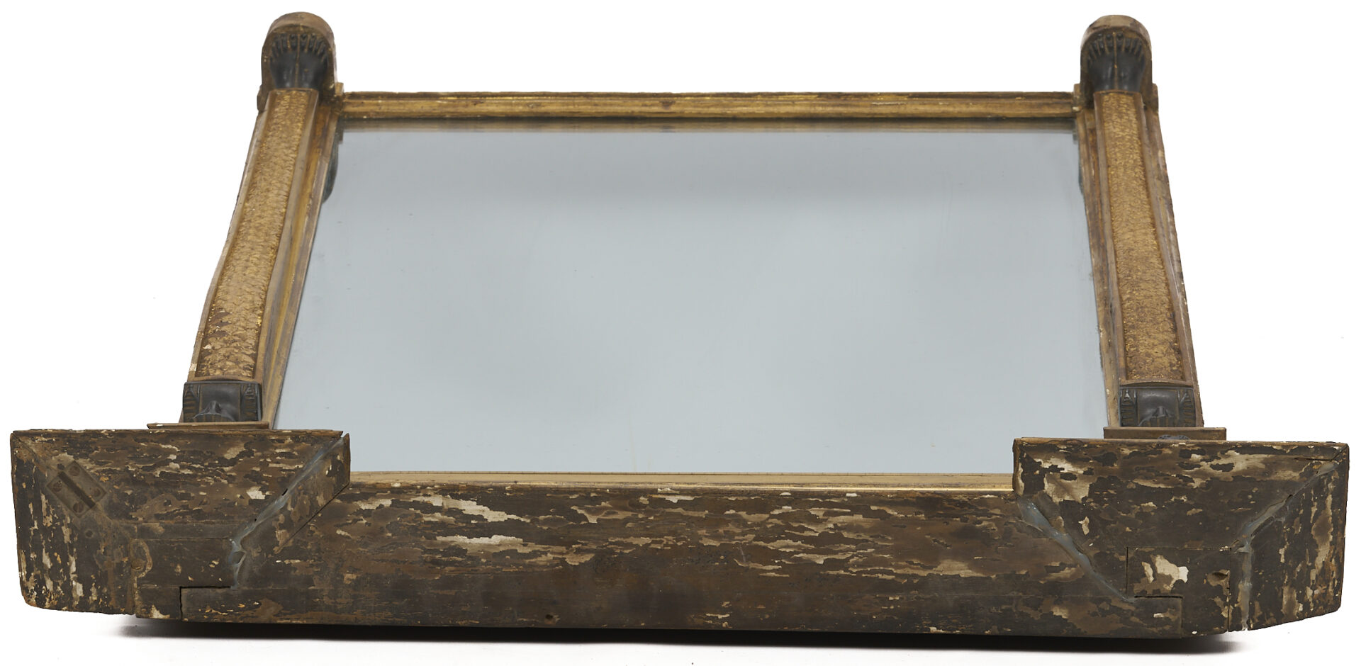 Lot 864: Regency Giltwood Rectangular Mirror with Caryatids