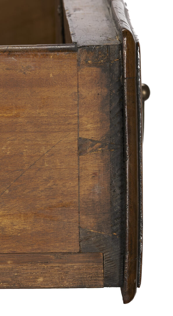 Lot 865: Georgian Style Burlwood Inlaid Chest of Drawers