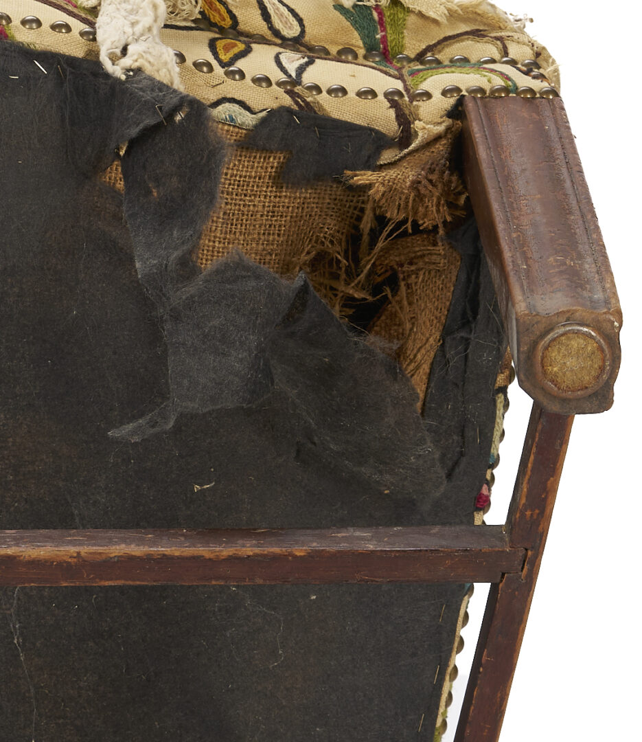 Lot 866: Philadelphia Side Chair & American Windsor Armchair