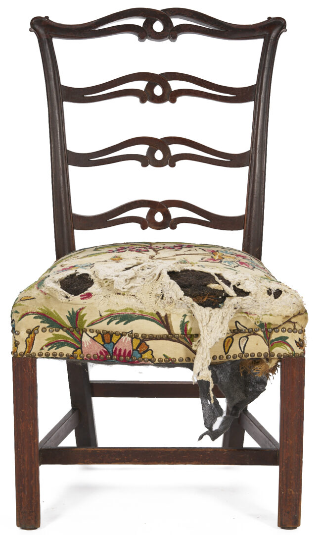 Lot 866: Philadelphia Side Chair & American Windsor Armchair