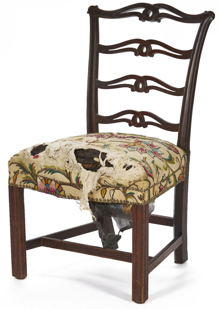 Lot 866: Philadelphia Side Chair & American Windsor Armchair