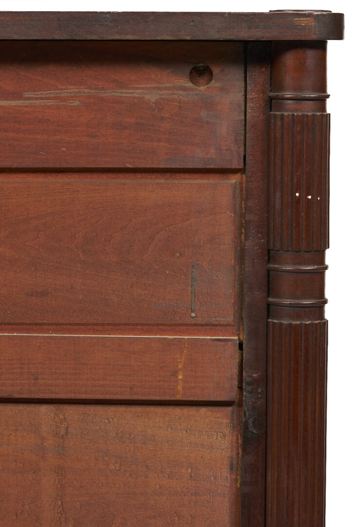 Lot 867: Diminutive Federal Style Bowfront Cabinet