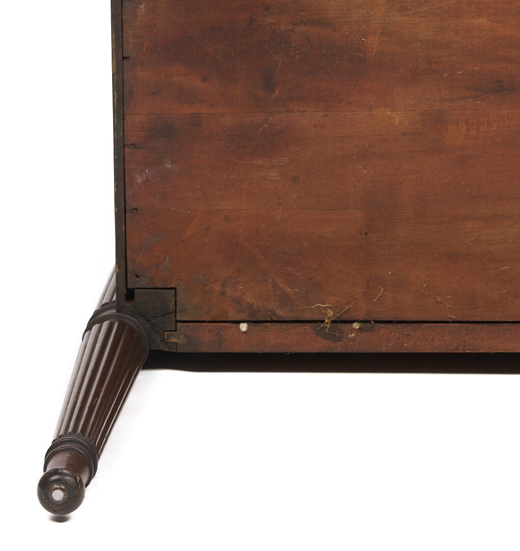 Lot 867: Diminutive Federal Style Bowfront Cabinet