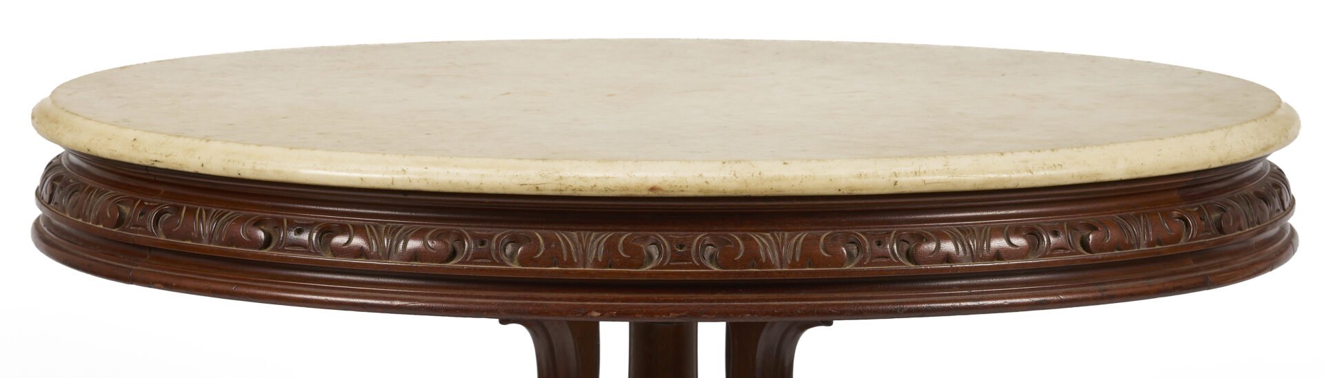 Lot 868: Renaissance Revival Marble Table, poss. Thomas Brooks