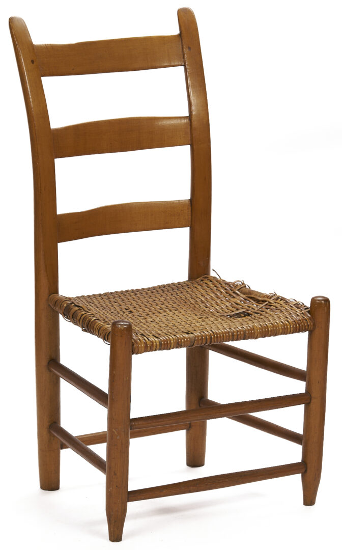 Lot 872: 2 Dick Poyner Middle TN Chairs (Second set of 2)