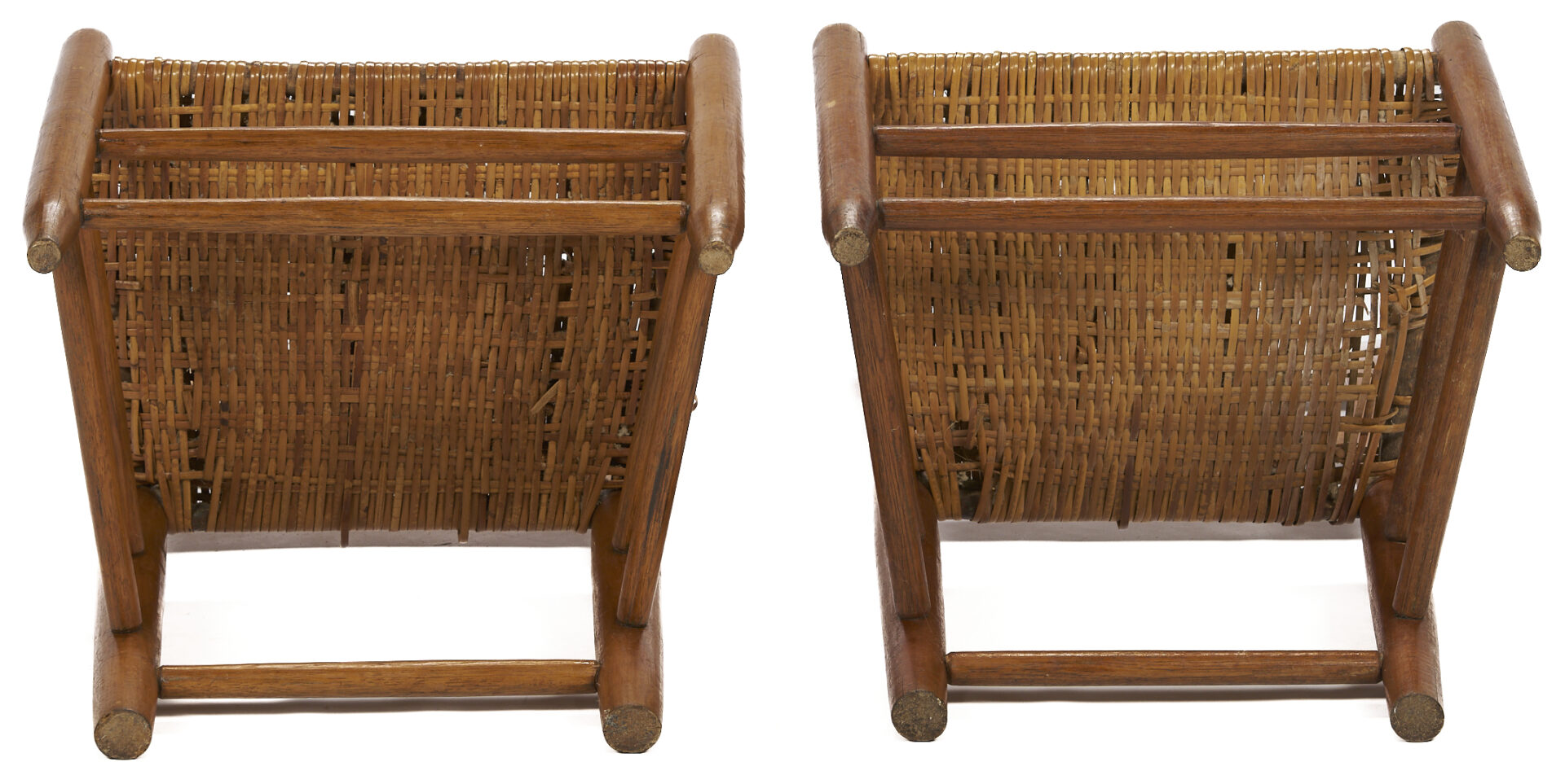 Lot 872: 2 Dick Poyner Middle TN Chairs (Second set of 2)