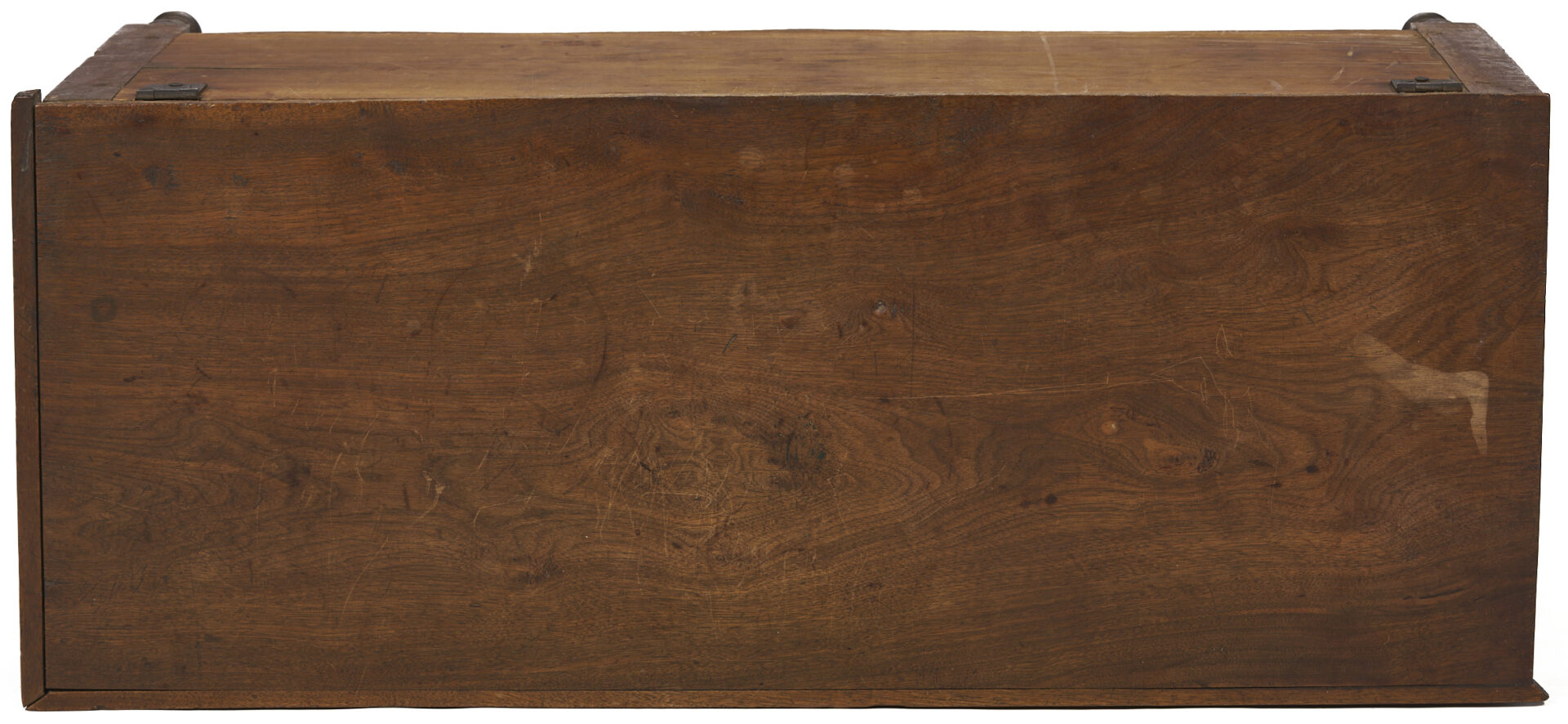 Lot 873: Diminutive East Tennessee Walnut Blanket Chest with Turned Feet