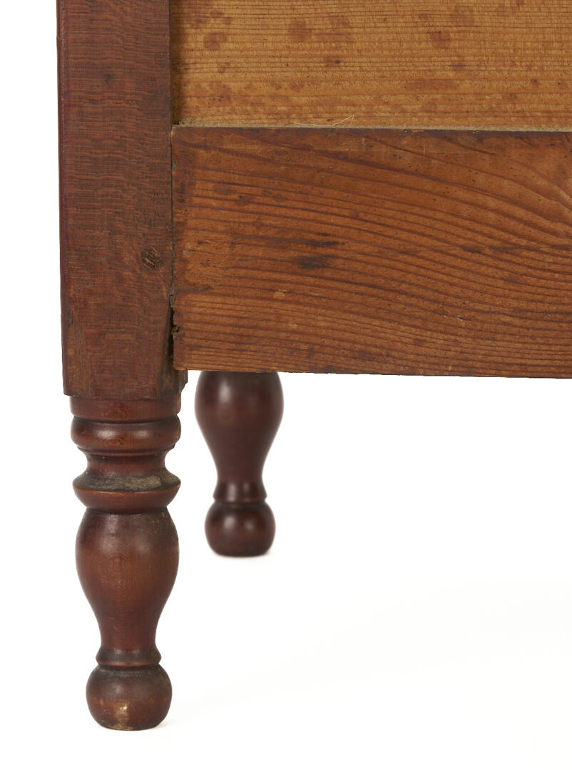Lot 874: Miniature Southern Sheraton Benchmade Chest of Drawers