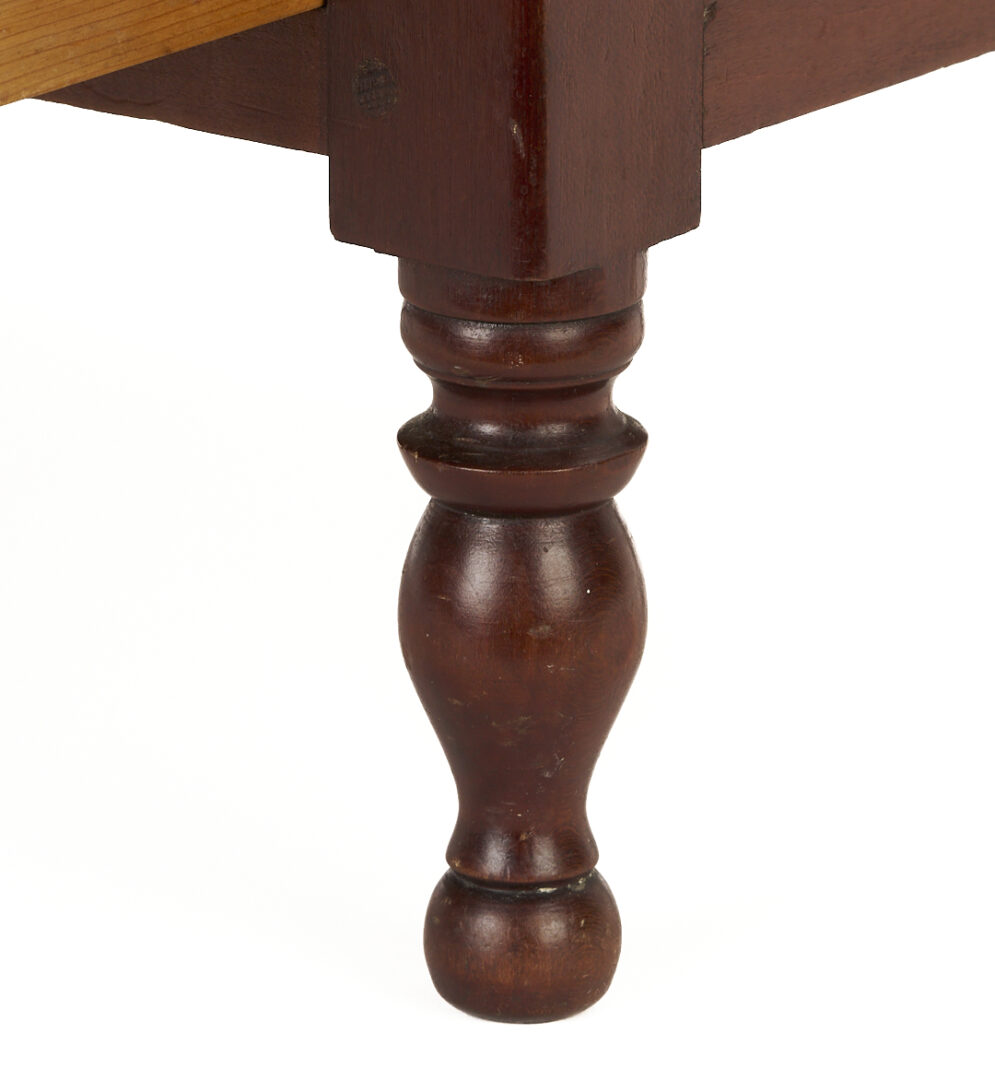 Lot 874: Miniature Southern Sheraton Benchmade Chest of Drawers
