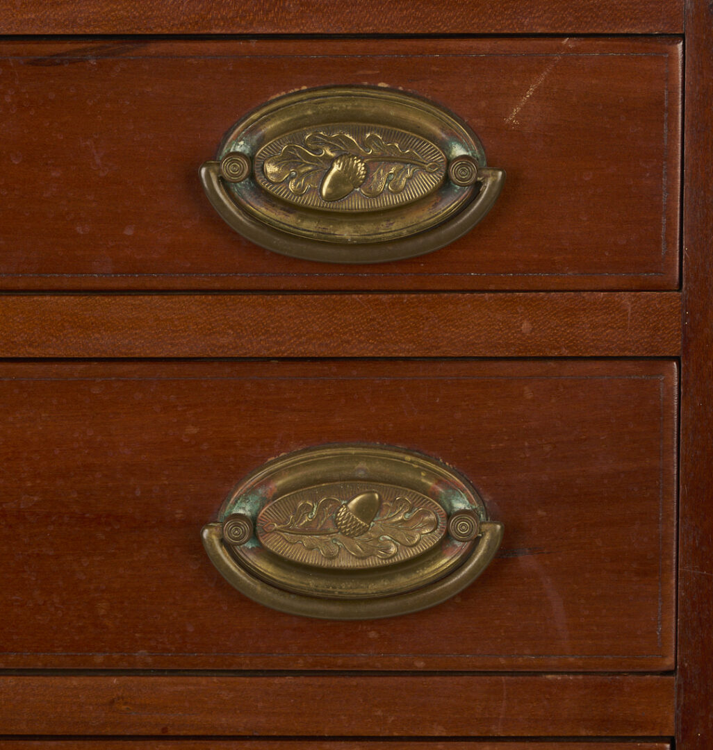Lot 874: Miniature Southern Sheraton Benchmade Chest of Drawers