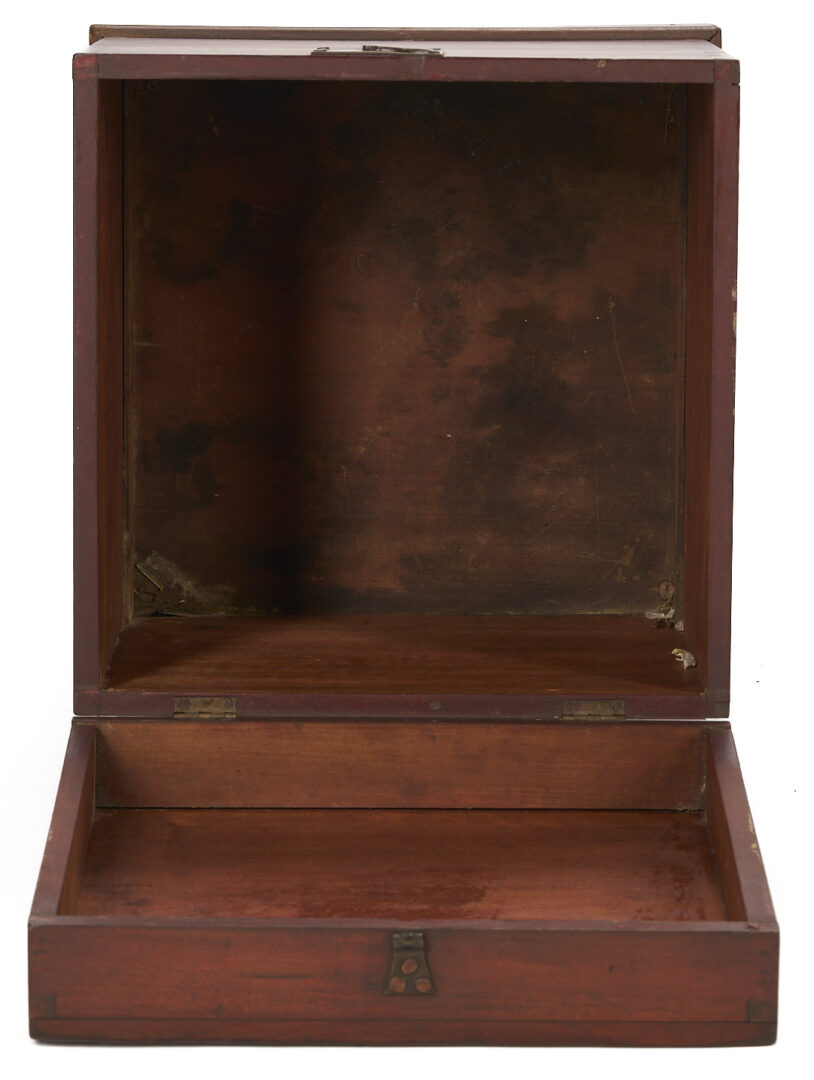 Lot 875: KY Cherry Tobacco Box on Later Stand