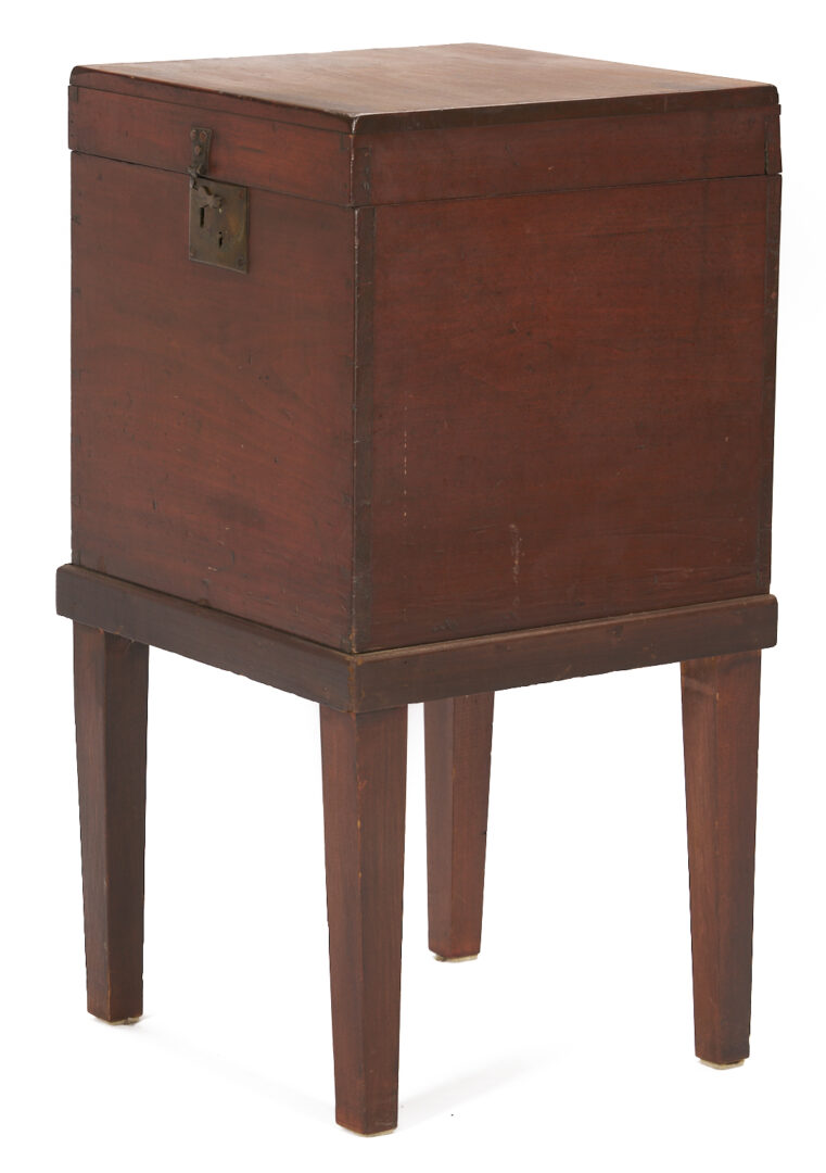 Lot 875: KY Cherry Tobacco Box on Later Stand