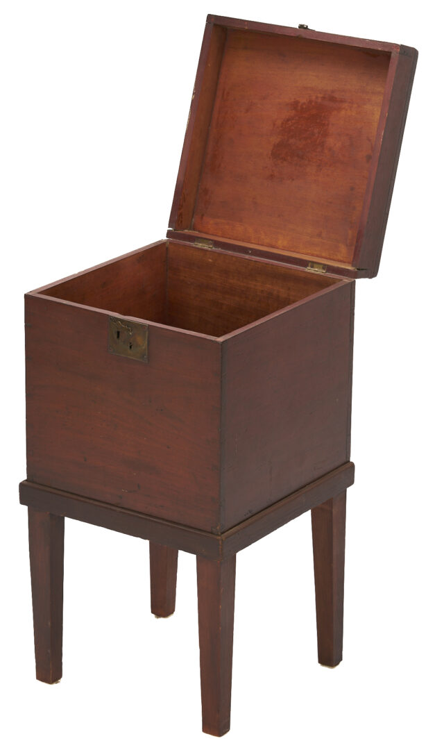 Lot 875: KY Cherry Tobacco Box on Later Stand