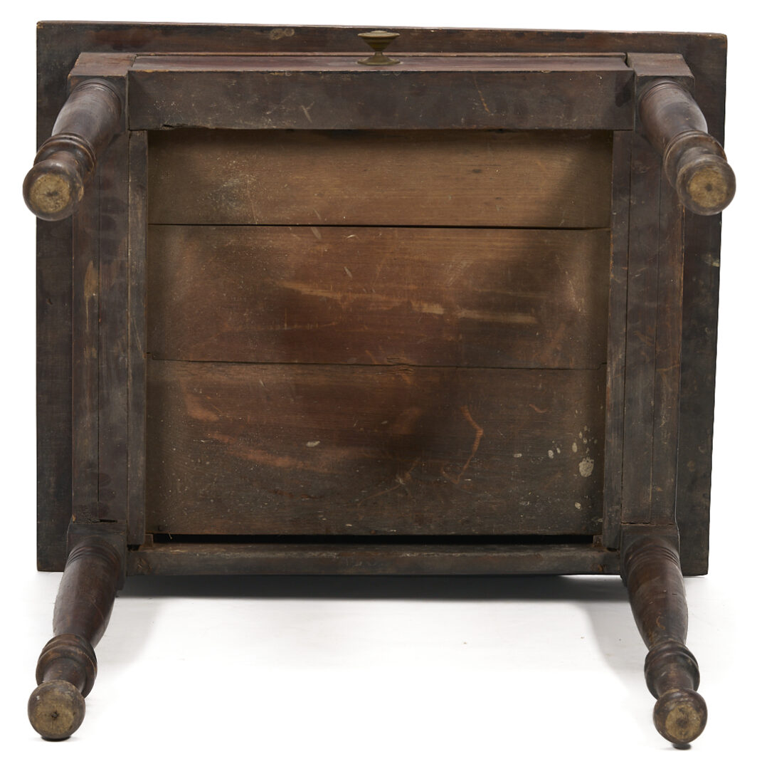 Lot 877: Southern Sheraton Cherry One Drawer Stand
