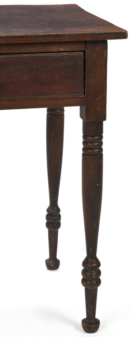 Lot 877: Southern Sheraton Cherry One Drawer Stand
