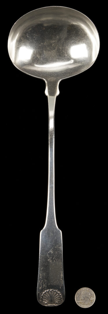 Lot 87: Coin Silver Punch Ladle, J. Campbell
