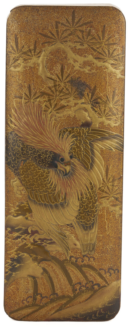 Lot 883: 2 Meiji Japanese Lacquer Boxes incl. Maki-e