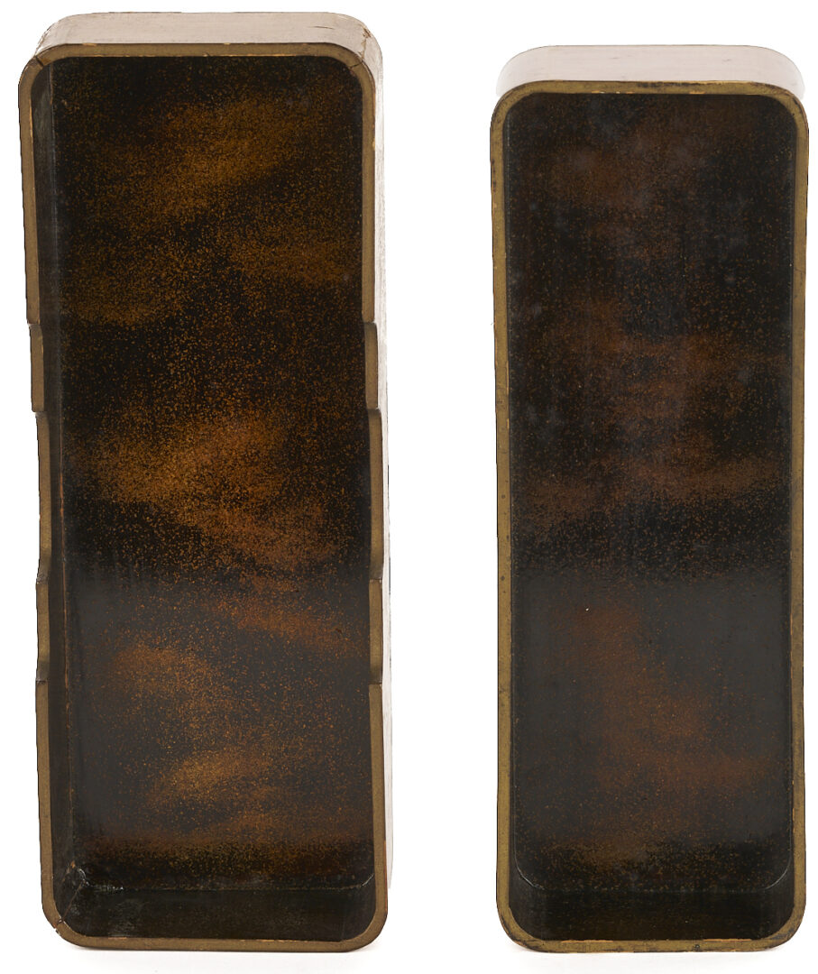 Lot 883: 2 Meiji Japanese Lacquer Boxes incl. Maki-e