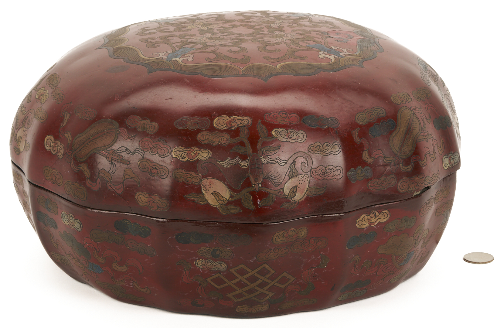 Lot 886: Pr. Chinese Famille Rose Wig Stands