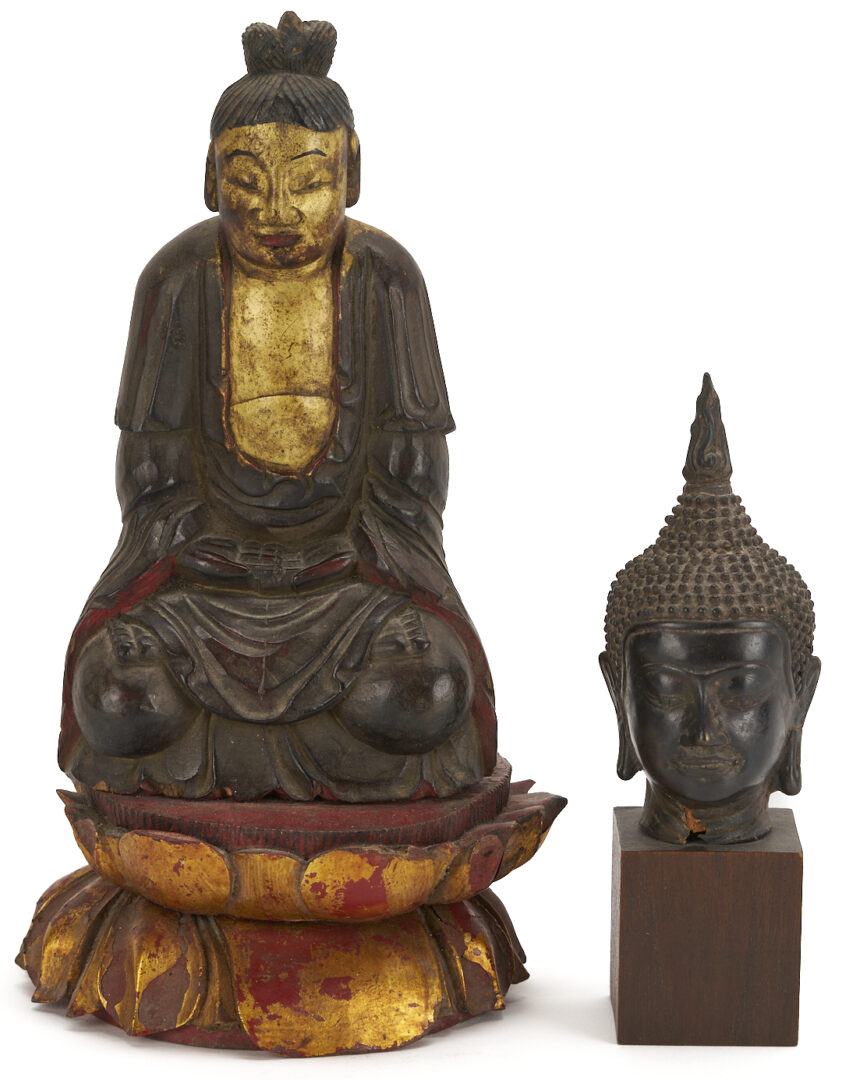 Lot 892: 4 Chinese Buddhist Figures