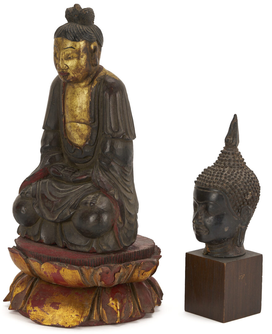 Lot 892: 4 Chinese Buddhist Figures