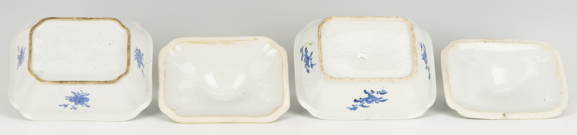 Lot 899: 4 Chinese Export Canton Covered Tureens
