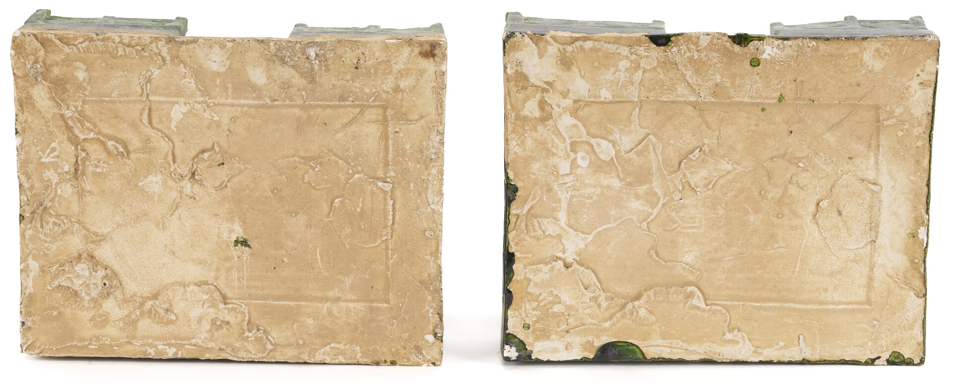 Lot 903: 2 Chinese Pagoda Roof Tiles