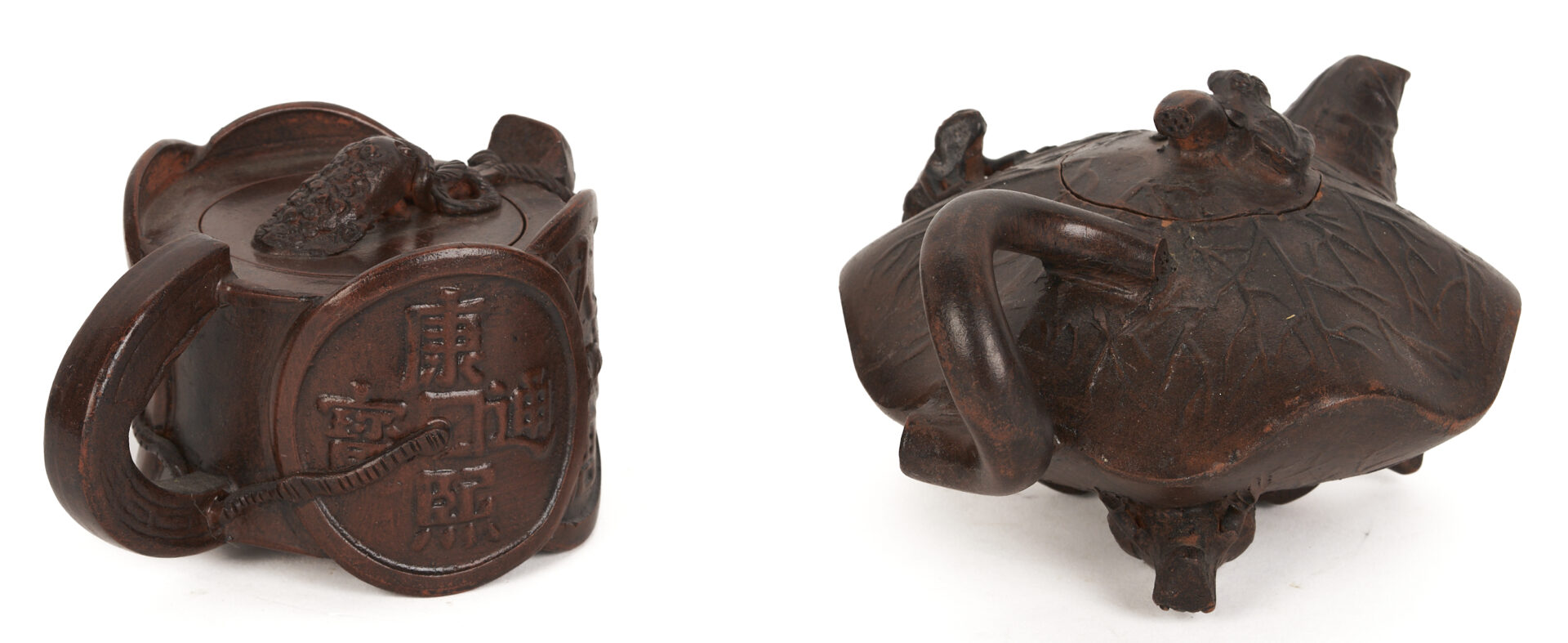 Lot 904: 4 Chinese Yixing Teapots, Signed