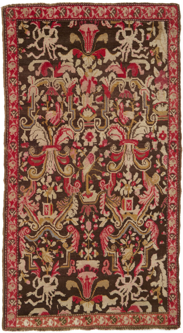 Lot 912: Antique Caucasian Karabagh Carpet, approx. 7′ x 4′