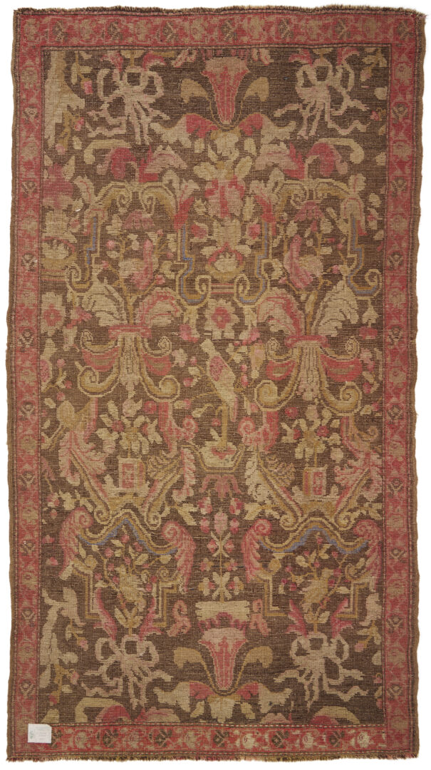 Lot 912: Antique Caucasian Karabagh Carpet, approx. 7′ x 4′