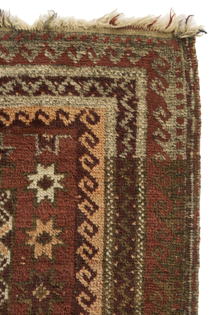 Lot 918: 2 Antique Tribal Rugs: Baluch & Ersari Turkmen Ensi