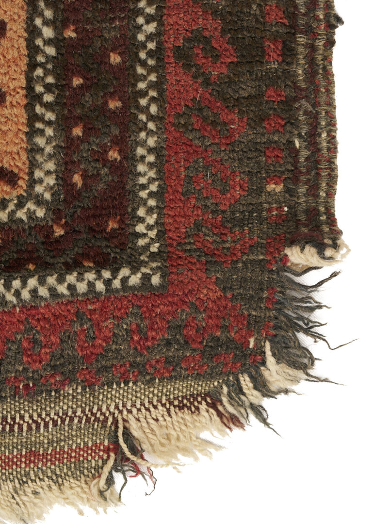 Lot 918: 2 Antique Tribal Rugs: Baluch & Ersari Turkmen Ensi