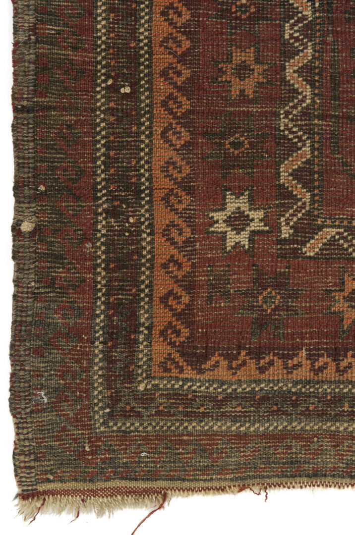 Lot 918: 2 Antique Tribal Rugs: Baluch & Ersari Turkmen Ensi