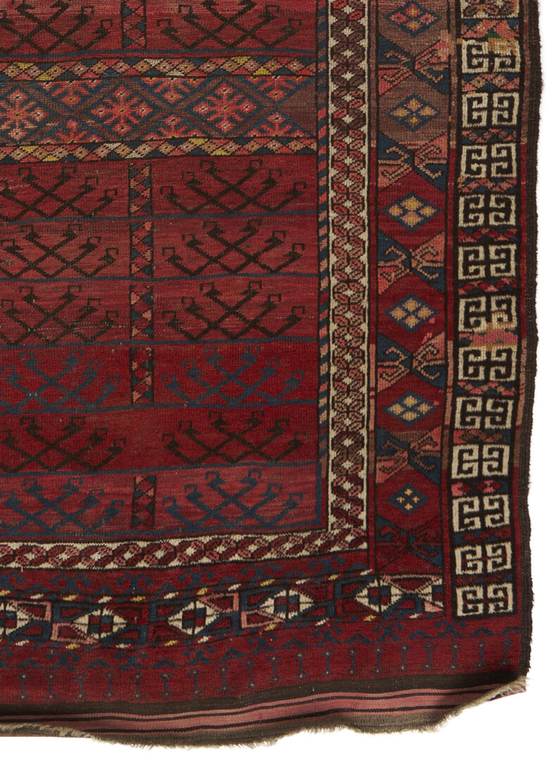 Lot 918: 2 Antique Tribal Rugs: Baluch & Ersari Turkmen Ensi