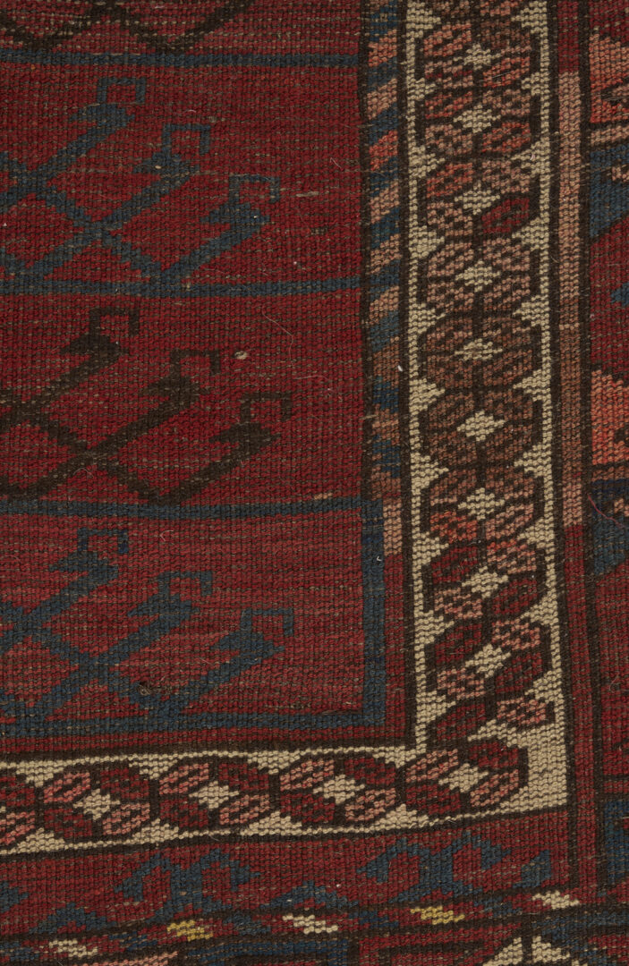 Lot 918: 2 Antique Tribal Rugs: Baluch & Ersari Turkmen Ensi