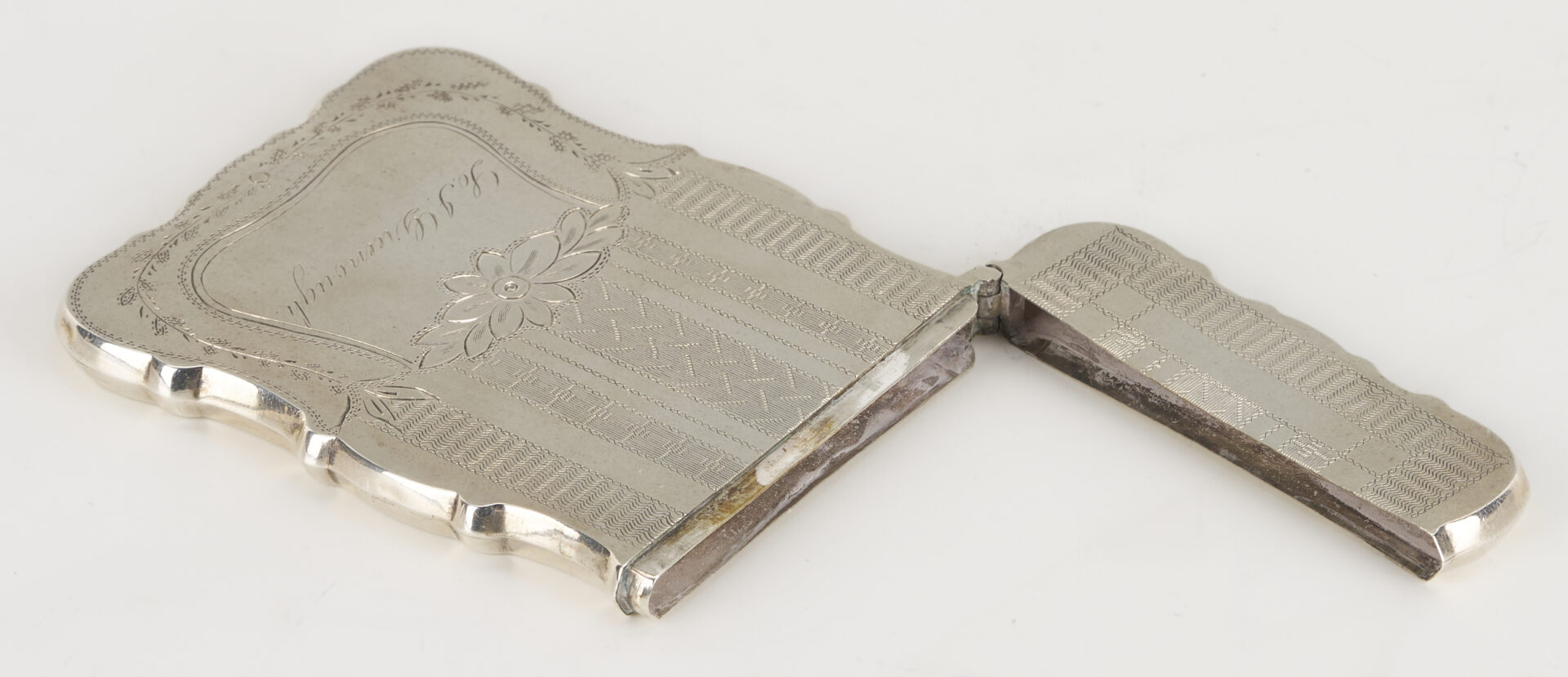 Lot 91: Rare TN Coin Silver Card Case, Knoxville