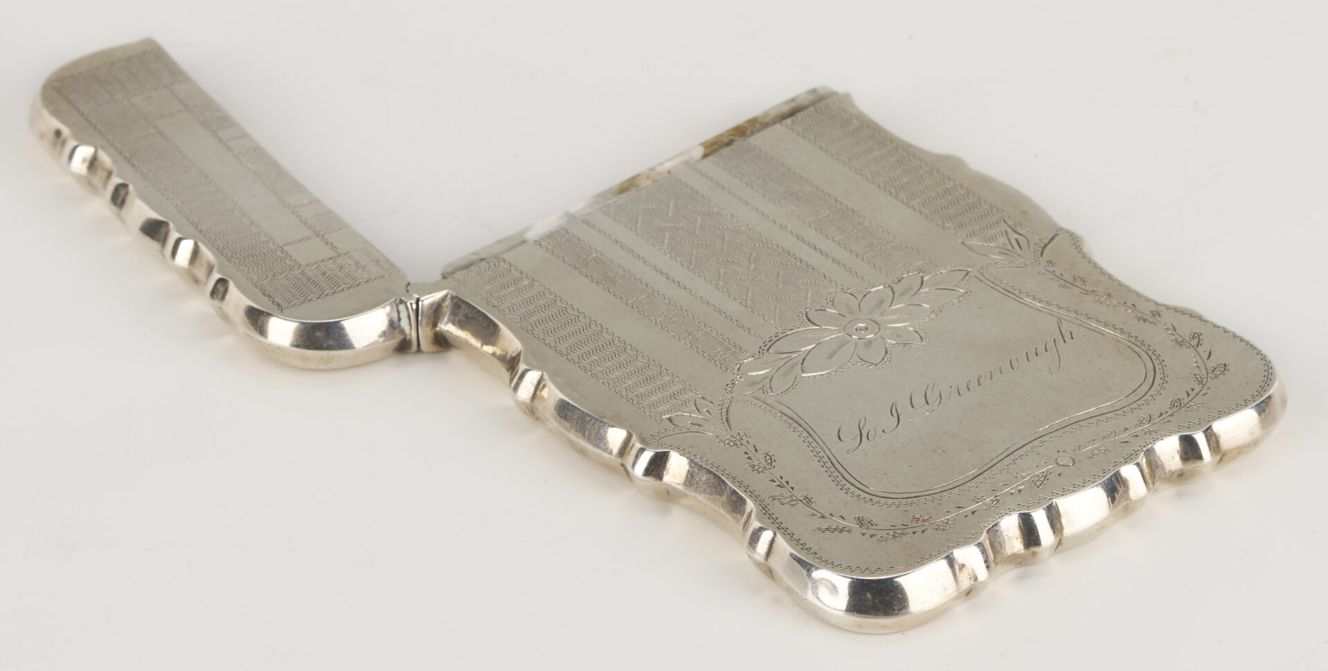 Lot 91: Rare TN Coin Silver Card Case, Knoxville